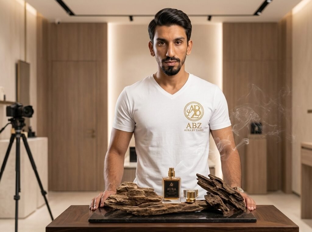 Build your brand ABZ - Aura By Zahid – Premium Lifestyle Brand featuring Versatile V-Neck Round and Polo T-shirts for Daily Wears, gym wears and Luxury Perfumes and long lasting