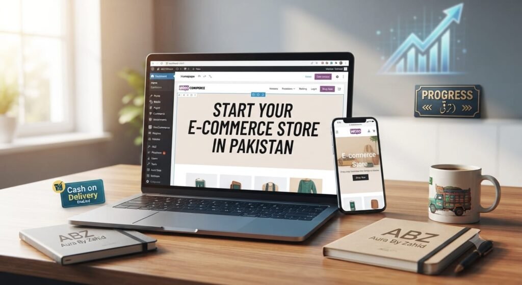 how to start an e-commerce store in Pakistan