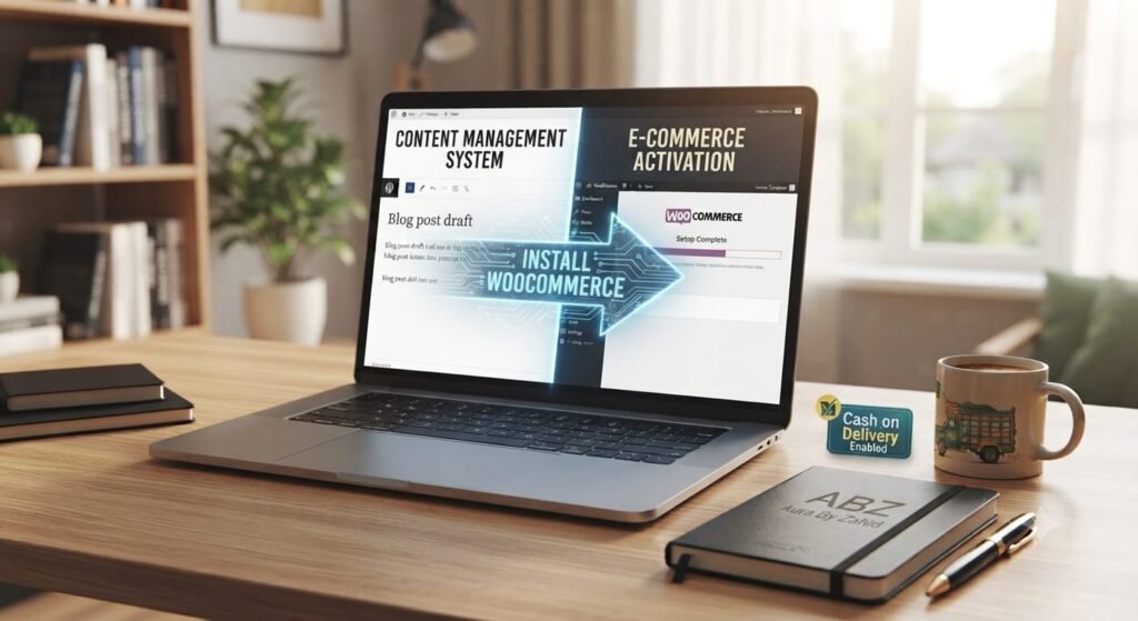 WordPress e-commerce website setup